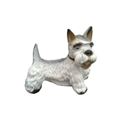 Figura de decoración Estatua Escultura 30 cm Figuras Estatuas Esculturas Jardín Perro (A26)