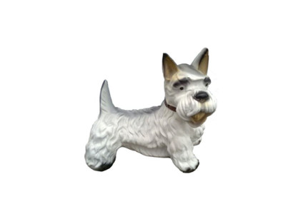Figura de decoración Estatua Escultura 30 cm Figuras Estatuas Esculturas Jardín Perro (A26)