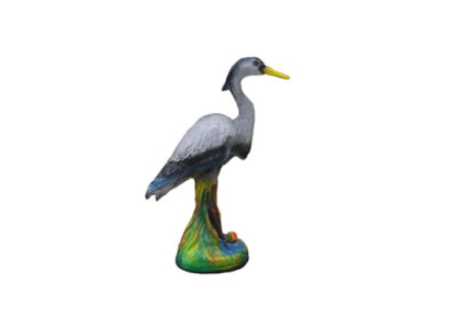 Figura decorativa de garza real ave jardín estatuas escultura estatuilla esculturas 45cm nuevo