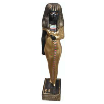 Egipto Escultura Cleopatra Estatua Figuras Estatuillas Estilo Antiguo 35 cm