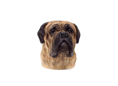 Figura decorativa Estatua Escultura 35 cm Figuras Estatuas Esculturas Busto de Bulldog A182