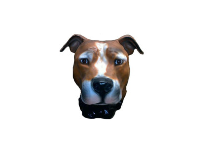 Figura de decoración estatua escultura 35 cm Figuras estatuas esculturas Busto de perro Nuevo A185