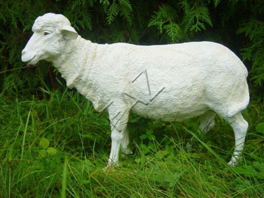 Diseño de oveja en pie Figura Estatua de jardín Escultura Figuras Esculturas Decoración Nueva