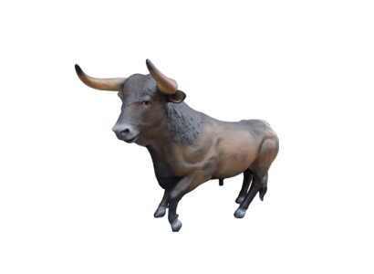 Toro Figura de tamaño real Decoración Estatuas Escultura Jardín Decoración Figuras 240cm