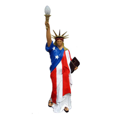 Estatua de la Libertad Figura Escultura Libertad EE. UU. Nueva York Lámpara Iluminación Luces