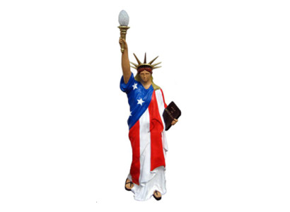 Estatua de la Libertad Figura Escultura Libertad EE. UU. Nueva York Lámpara Iluminación Luces
