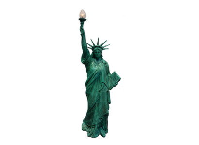 Estátua de la Libertad Figura Escultura Lámpara de pie de la Libertad Iluminación Lámpara