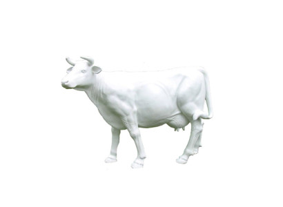 Vaca Buey Figura de tamaño real Decoración Estatuas Escultura Figuras de jardín 220cm