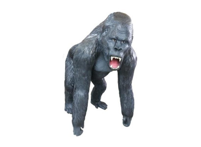 Estátua decorativa de gorila para jardín, figuras y estatuas de 130 cm de tamaño natural de plástico.