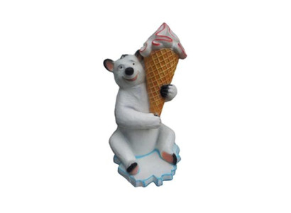 Estátua de helado de mostrador para heladería restaurante gastronomía estatuas de helado 128 cm
