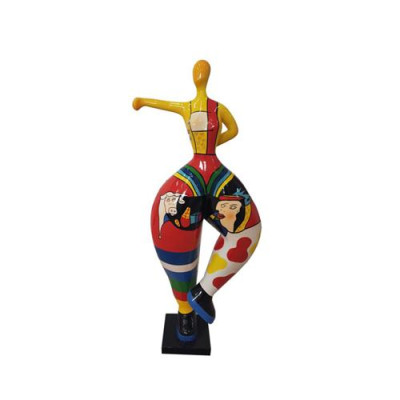 Figura abstracta Estatua Estatuas esmaltadas Esculturas 132cm Estatua XXL Plástico