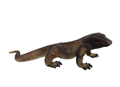 Warane Decoración Escultura Monitor Lagarto Jardín Figuras Estatuas Estatua 53x200