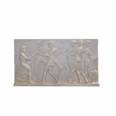 Relieve Imagen Casa de placer Decoración Figura Estatua Escultura 93x164 cm Figuras Estatuas R111