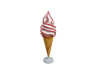 Estátua de figura de helado para heladería y gastronomía, estatua nueva.