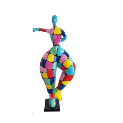 Figura abstracta estatua bailarina estatuas decoración jardín figuras modernas 132cm