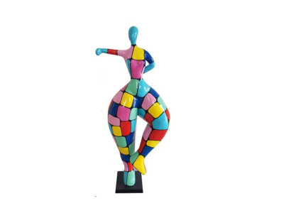 Figura abstracta estatua bailarina estatuas decoración jardín figuras modernas 132cm