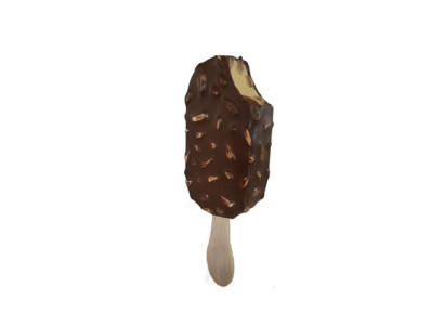 Escultura de hielo Estatua de helado de chocolate Esculturas de estatuas de helado.