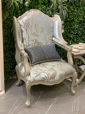 Silla de tela de una plaza mueble relax asiento diseño sofá textil sala de estar sillón