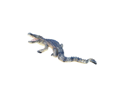 Escultura decorativa moderna de cocodrilo del Nilo a tamaño real 180 cm decoración de jardín nueva.