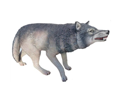 Wolf Garten figura abstracta figuras estatuas modernas pintadas nuevo 130cm estatua