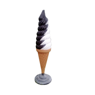 Escultura de hielo de chocolate, estatua de helado de 200 cm, estatuas nuevas.
