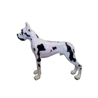 Perro Figura decorativa de tamaño natural Estatua Escultura Jardín Decoración Figuras 125cm nuevo