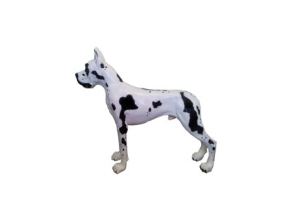 Perro Figura decorativa de tamaño natural Estatua Escultura Jardín Decoración Figuras 125cm nuevo