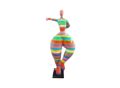 Figura de bailarina moderna de PVC, escultura de decoración de 85 cm, figuras decorativas estatuas nuevas.