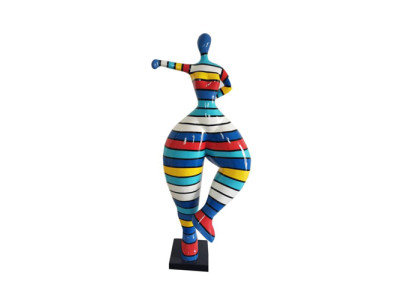 Figura moderna de bailarina de PVC escultura decorativa de 85 cm, figuras estatuas nuevas.