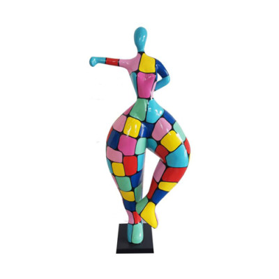 Figura moderna de bailarina de PVC, escultura de decoración de 85 cm, figuras de decoración nuevas.