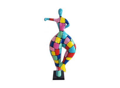 Figura moderna de bailarina de PVC, escultura de decoración de 85 cm, figuras de decoración nuevas.