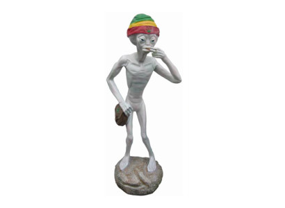 alien Fumador Divertido Figura Decorativa Estatua Escultura 132 cm Figuras Estatuas Esculturas