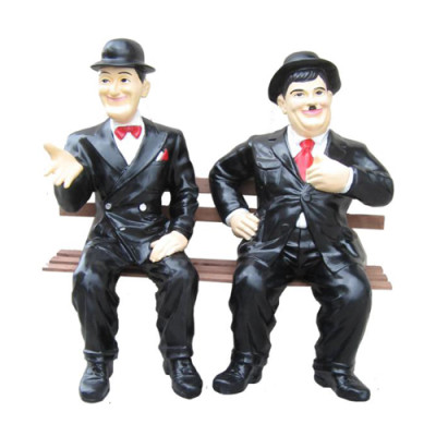 Figura de decoración Estatua Escultura 60 cm Figuras Estatuas Esculturas Laurel Hardy P90