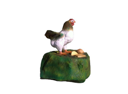 Figura de decoración Gallina de plástico Decoración de Pascua Figura de jardín Altura 59 cm Nuevo