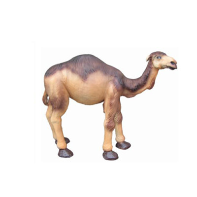 Diseño moderno de jardín de animales de plástico de camello decoración escultura decorativa nueva
