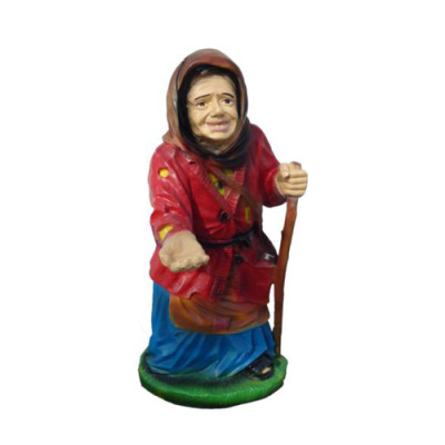 Deko Figur Statue Skulptur 86 cm Figuras Estatuas Esculturas anciana jardín P67