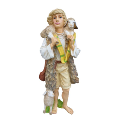Figura decorativa estatua escultura 80 cm figuras estatuas esculturas jardín pastor P96