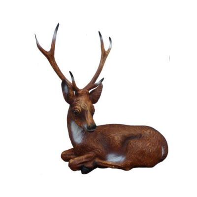 Figura Escultura Jardín Decoración Deco Escultura Estatua Cervatillo Ciervo Nuevo 80cm