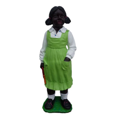 Deko Figur Statue Skulptur 8 cm Figurinen Estatuas Esculturas Niña Negra P38