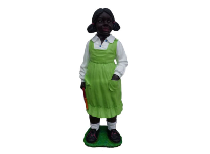 Deko Figur Statue Skulptur 8 cm Figurinen Estatuas Esculturas Niña Negra P38