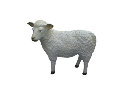 Oveja Estatua decorativa en el jardín Figuras Estatuas de 80 cm tamaño natural Figura