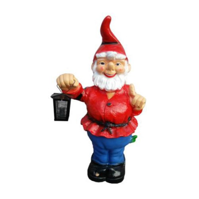 Jardín enano de 90 cm Figuras estatuas de decoración de jardín Figura Pintada a mano.