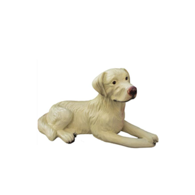 Figura de perro Figuras de perros estatuas modernas Beige pintadas nuevas 88cm estatua Escultura