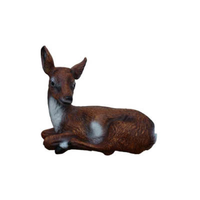 Figura Escultura Jardín Decoración Decorativa Estatua Cervatillo Ciervo Bebé 58cm