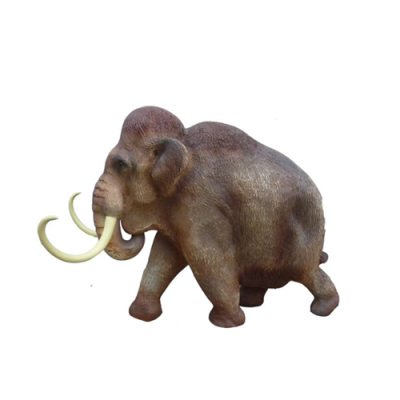 Diseñador moderna y hermosa escultura de mamut, figura de 42cm de altura.