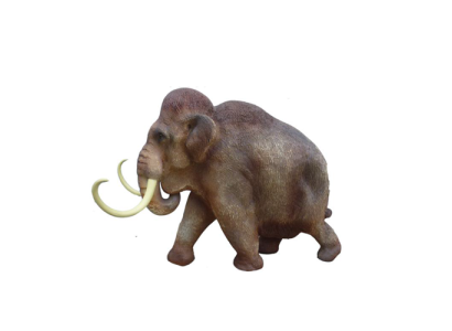 Diseñador moderna y hermosa escultura de mamut, figura de 42cm de altura.
