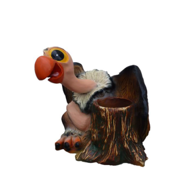 Figura de decoración Buitre pájaro Figuras de jardín Escultura Estatuas Esculturas 45cm Nuevo.