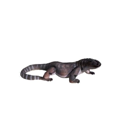 Lagarto Estatua decorativa Figuras de jardín Estatuas 100cm Tamaño natural Figura Plástico