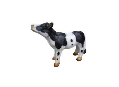 Ternero Vaca Ganado Carnicero Publicidad Carnicero Animal Soporte Atracción Estatua 58 cm