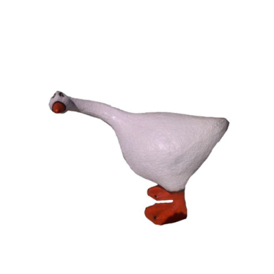 Pato estatua decorativa figuras de jardín estatuas 65 cm de altura figura de plástico a tamaño real